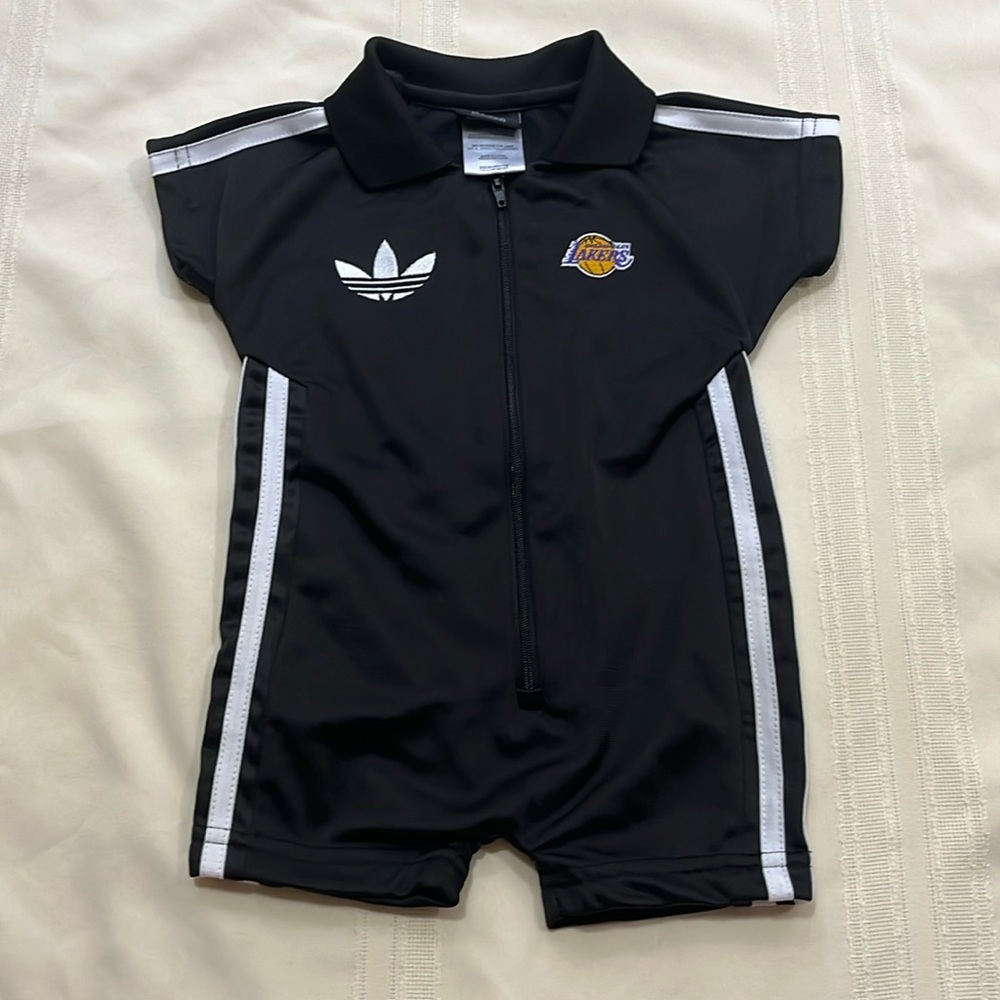 Adidas LA Lakers romper Sz 6/9m euc bundle to save